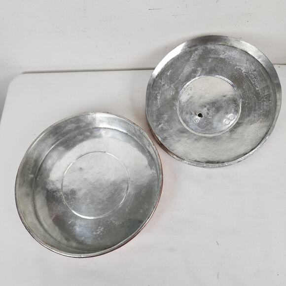 Vintage Swedish Copper Pan 9" Round Lidded Handle Vented Bergelin Kopparslagare - Picture 7 of 10